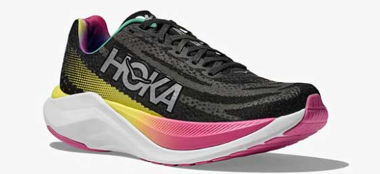 Scarpe runner HOKA MACH X NERO ROSA Uomo